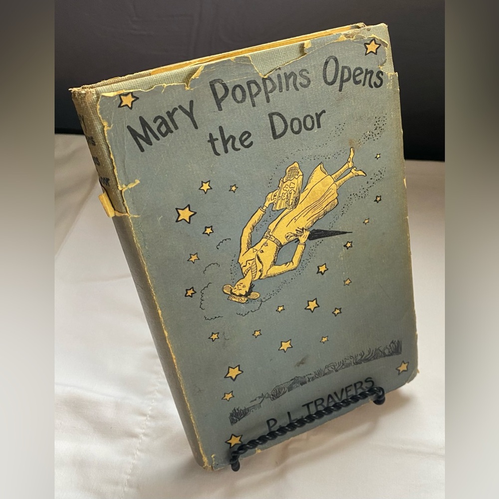 Mary Poppins Opens the Door book- 1943 (second printing)- P.L. Travers- scarce!